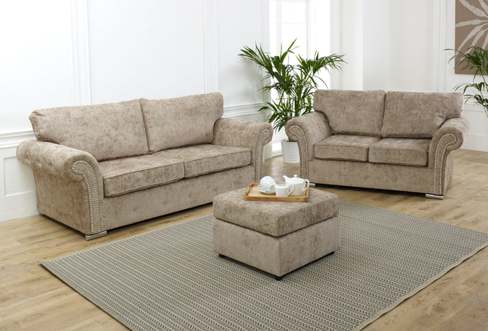 Maryline Full Back 3+2 Fabric Sofa Set