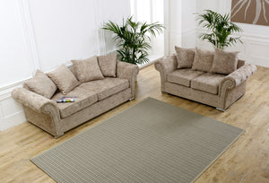 Maryline Scatter Back 3+2 Fabric Sofa Set