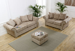 Maryline Scatter Back 3+2 Fabric Sofa Set