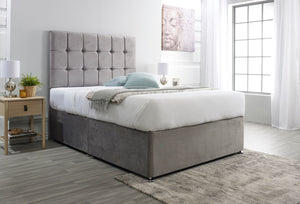 Cubed Headboard Divan Bed