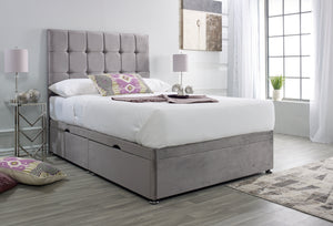 Cubed Ottoman Storage Bed Right Side Opening