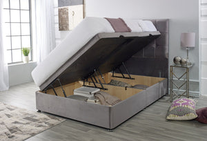 Cubed Ottoman Storage Bed Right Side Opening