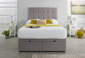 Cubed Ottoman Storage Bed Footend Opening