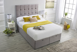 Cubed Ottoman Storage Bed Footend Opening