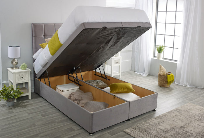 Cubed Ottoman Storage Bed Footend Opening