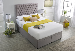 Chesterfield Ottoman Storage Bed Footend Opening