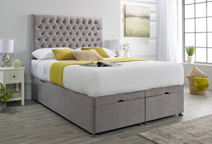 Chesterfield Ottoman Storage Bed Footend Opening