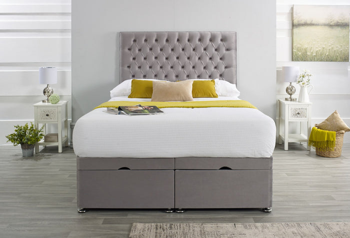 Chesterfield Ottoman Storage Bed Footend Opening