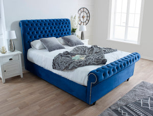 Spanish Sleigh Bed Frame