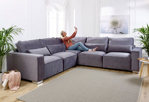 Sloane Fabric Corner Sofa