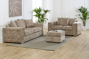 Alaska Scatter Back 3+2 Fabric Sofa Set