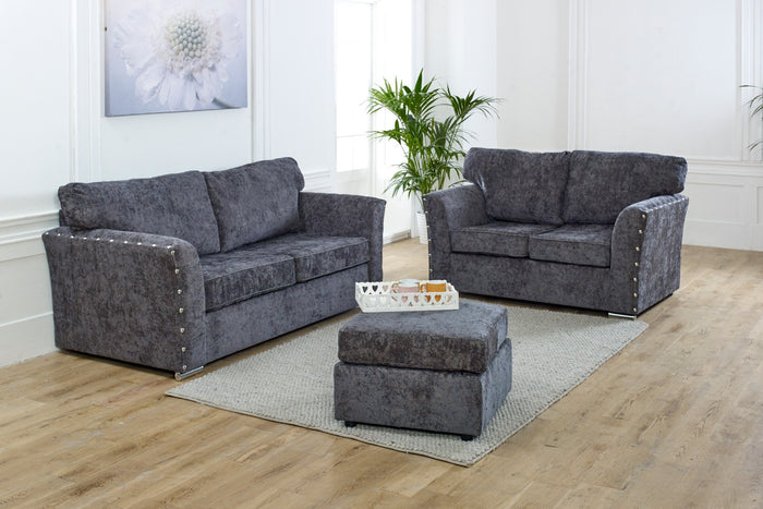 Essex Fullback 3+2 Fabric Sofa Set